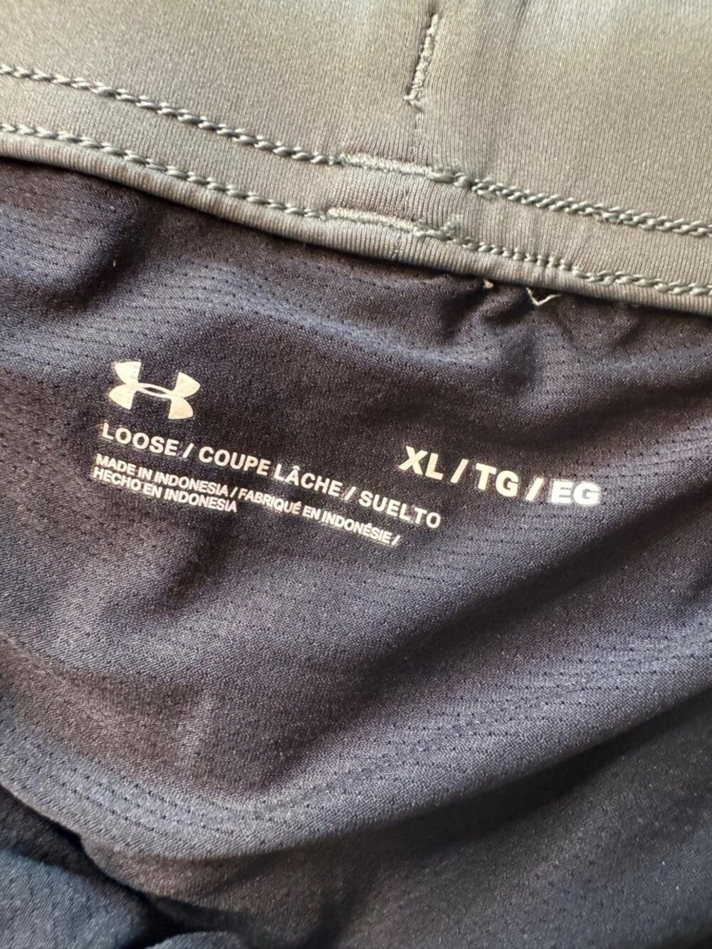 Under Armour UA Expanse 2 In 1 Boardshorts Size XL Gray $65 NWT 7" - Picture 3 of 9